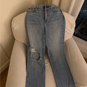 Abercrombie & Fitch Light Blue High Rise Jeans